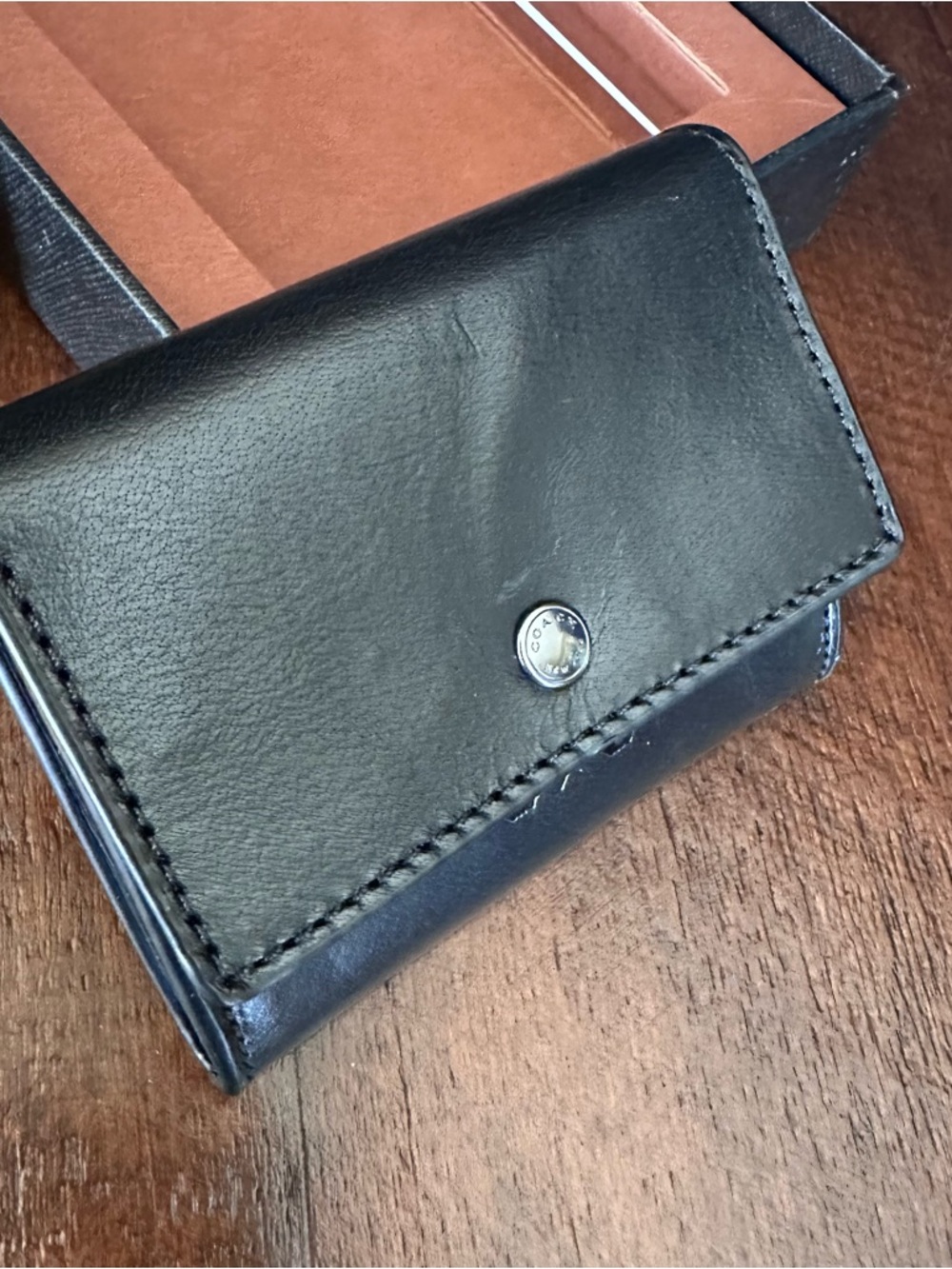 Coach Water Buffalo Coin/Card Case 21797 - Picture 7 of 16